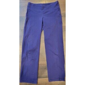 Athleta Womens Leggings Purple Straight Leg Pants Medium Yoga Workout